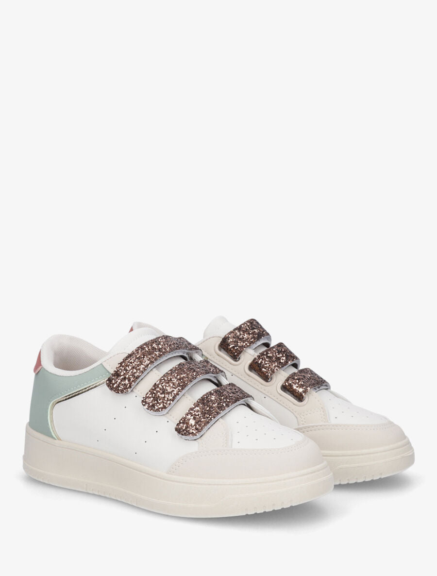 Basket à scratch à paillettes - Vert - 4