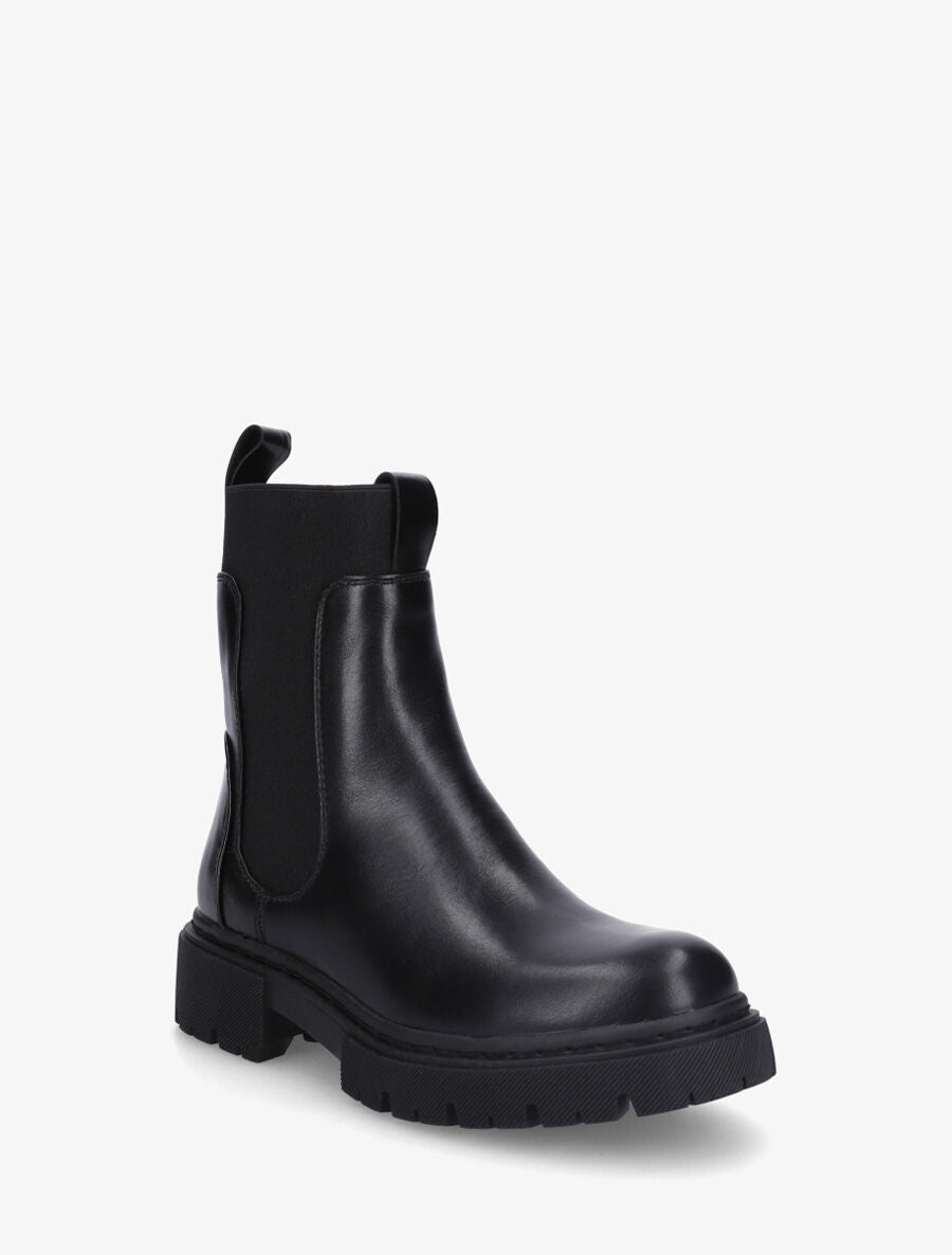 Bottines en simili style chelsea - Noir - 2