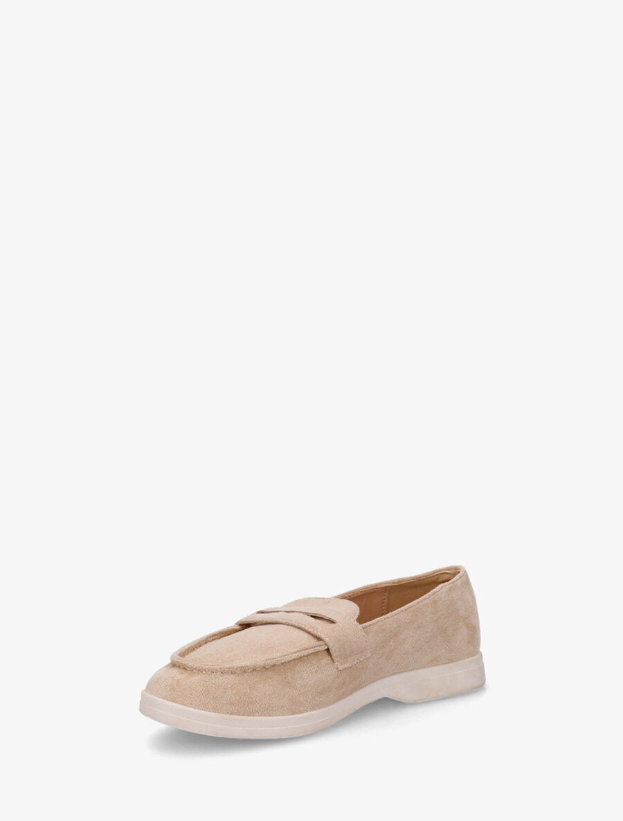 Mocassins en suédine - Taupe - 3