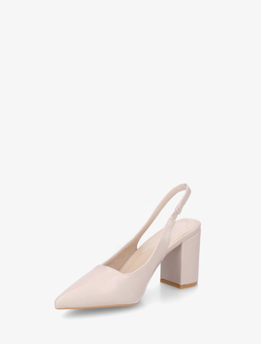 Escaprins ouverts à bouts pointus - Beige - 3