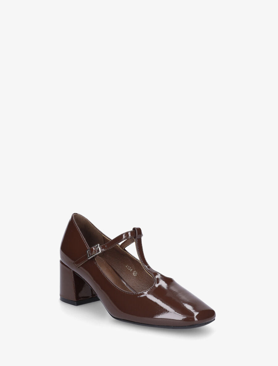 Babies vernies style salomé - Marron - 2