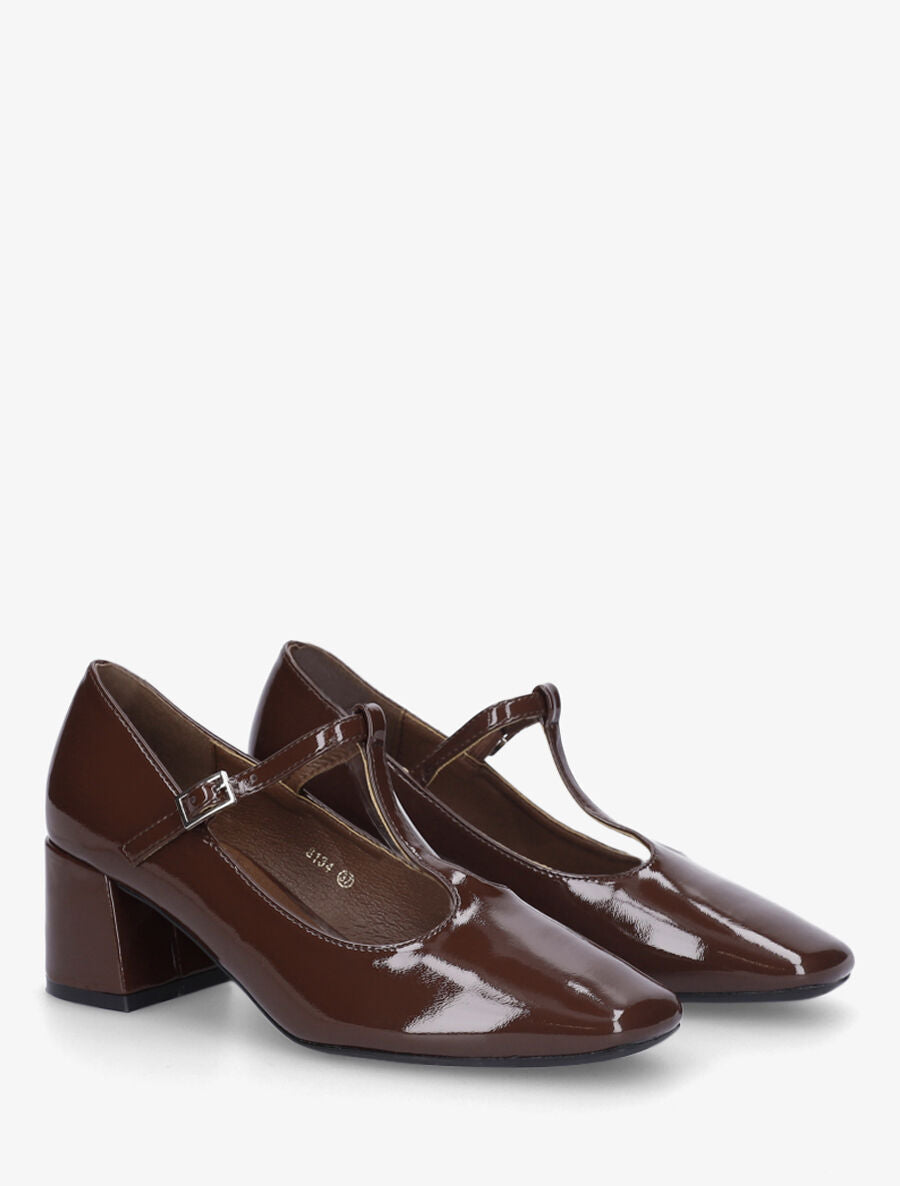 Babies vernies style salomé - Marron - 4