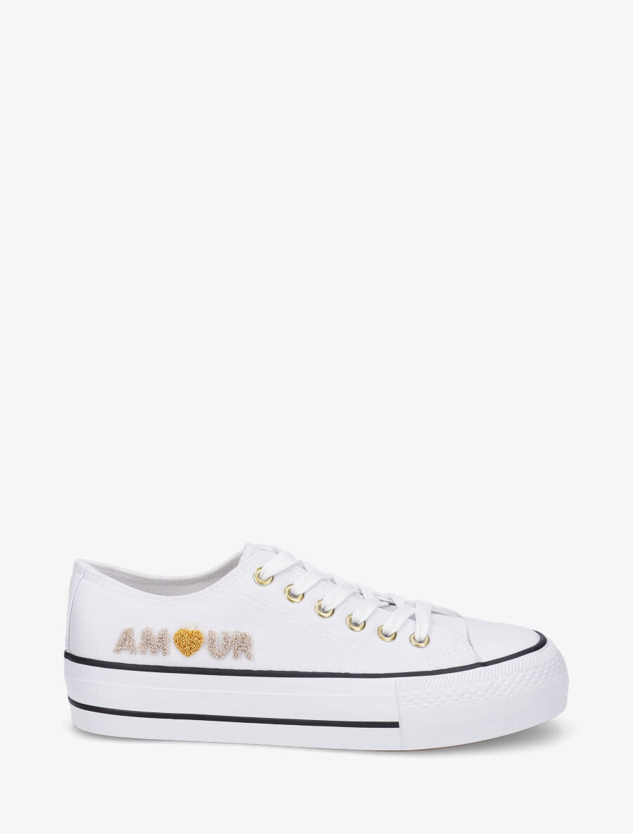 Tennis basse amour - Blanc - 5