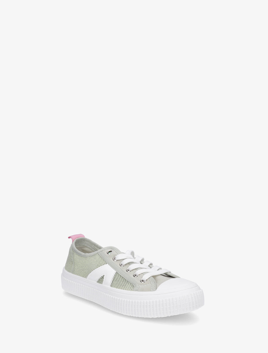 Sneakers unies en toile - Kaki - 2