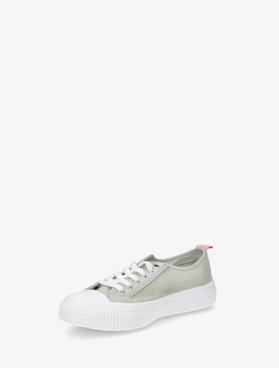 Sneakers unies en toile - Kaki - 3