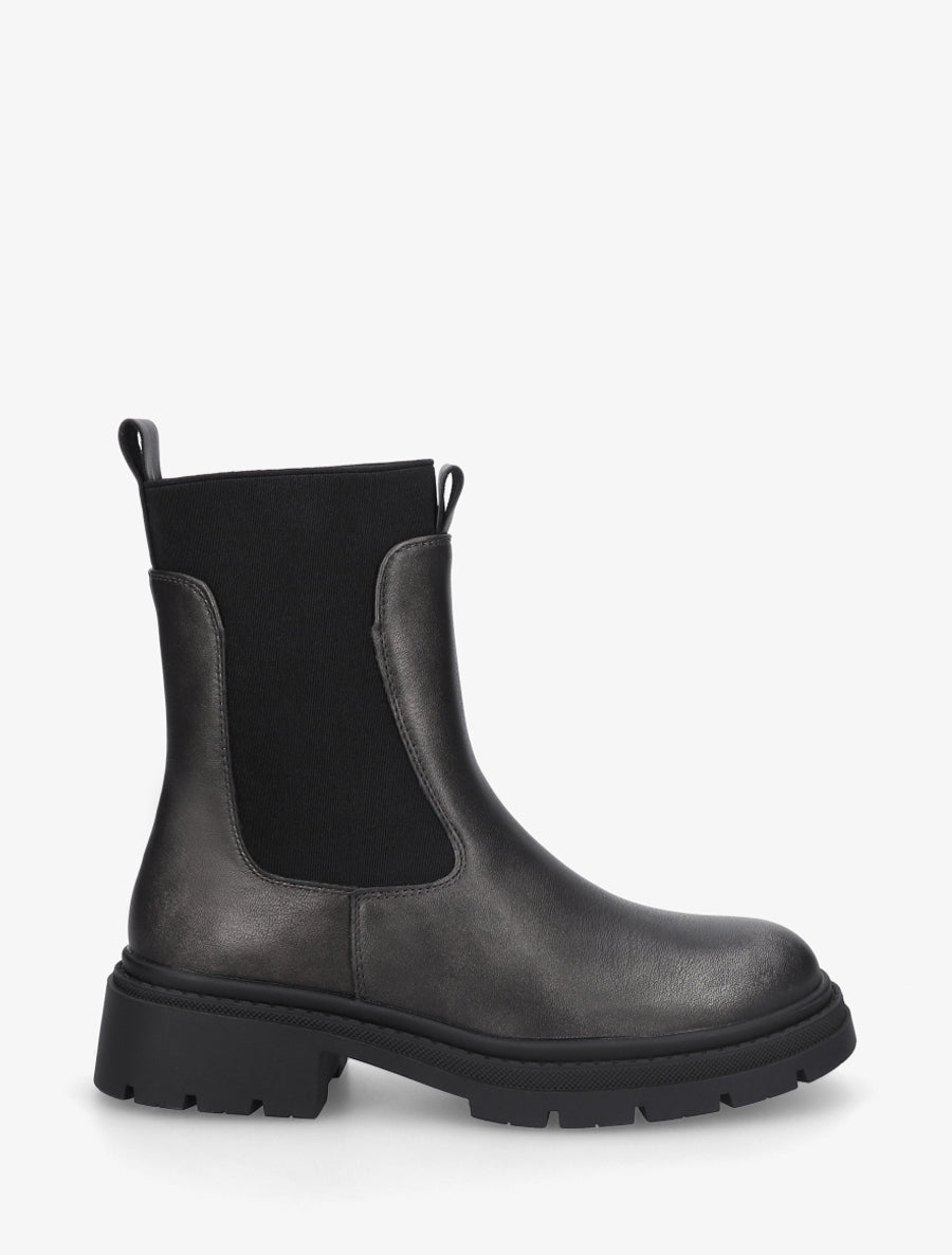 Chelsea boots à semelle crantée - Gris anthracite - 1