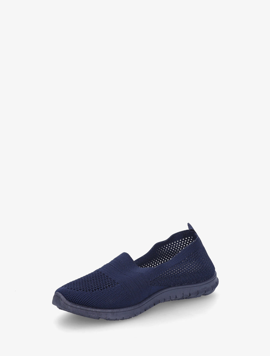 Slip-on en maille - Marine - 3