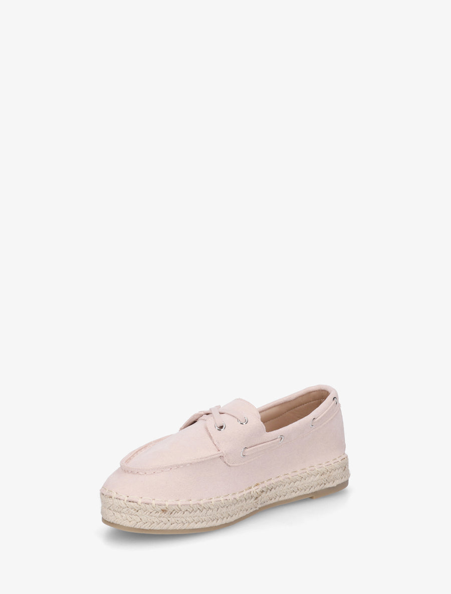 Espadrilles en suédine - Rose - 3