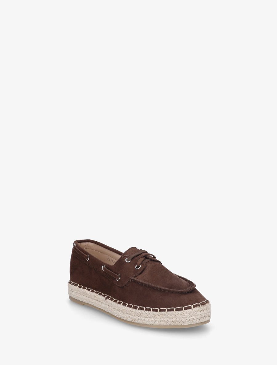 Espadrilles en suédine - Marron - 2