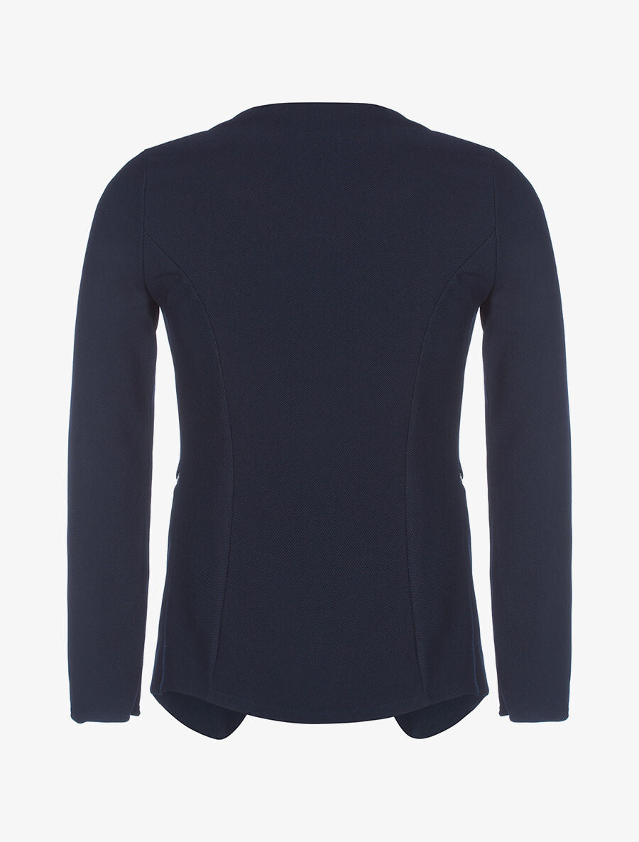 Veste ouverte asymétrique - marine - 2