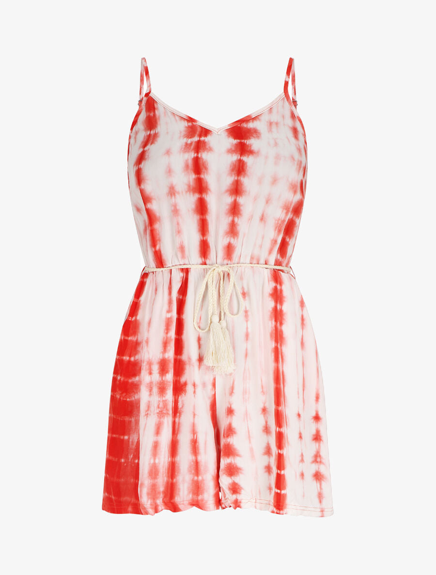 Combishort tie and dye - Rose - 4