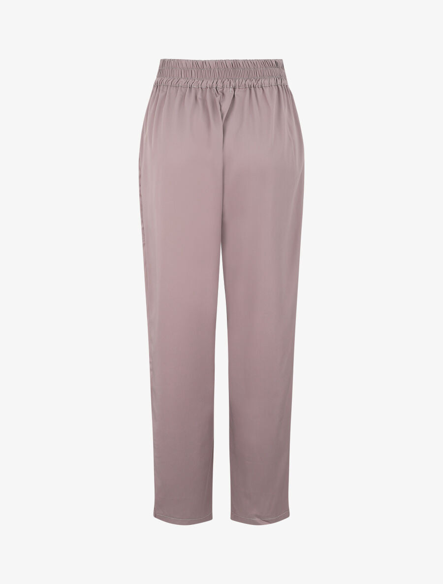 Pantalon élastiqué fluide - Taupe - 2