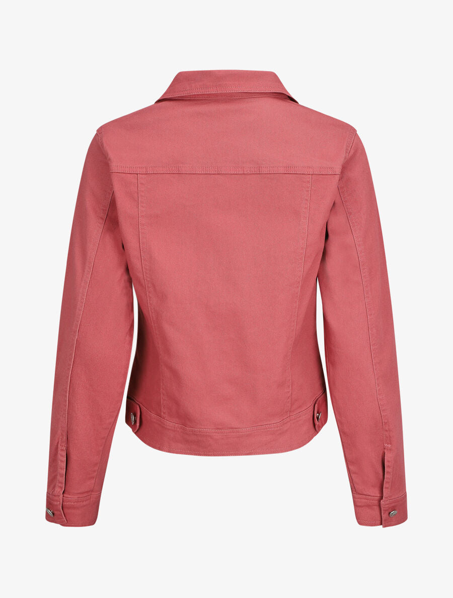 Veste oversize en jean basique - Rose - 2