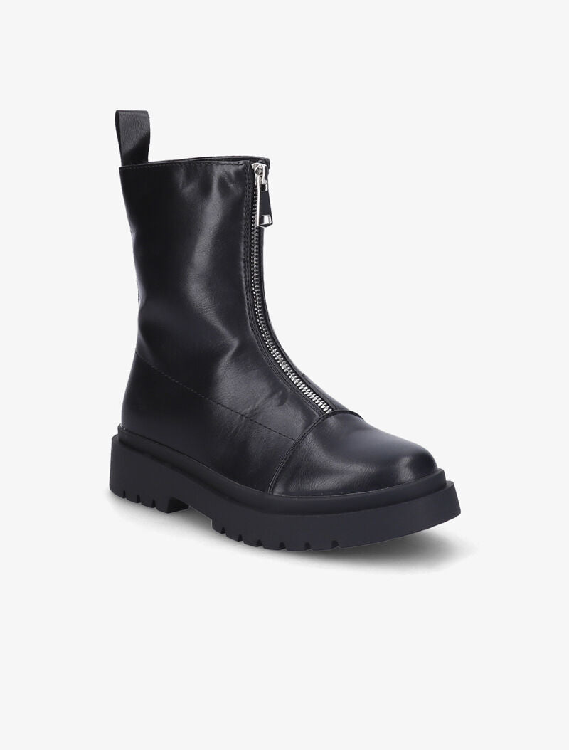 Boots montantes zippées - Noir - 3