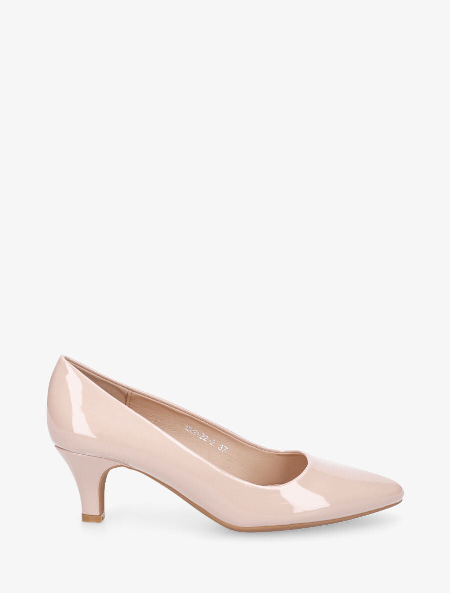 Escarpins vernis unis - Nude - 5
