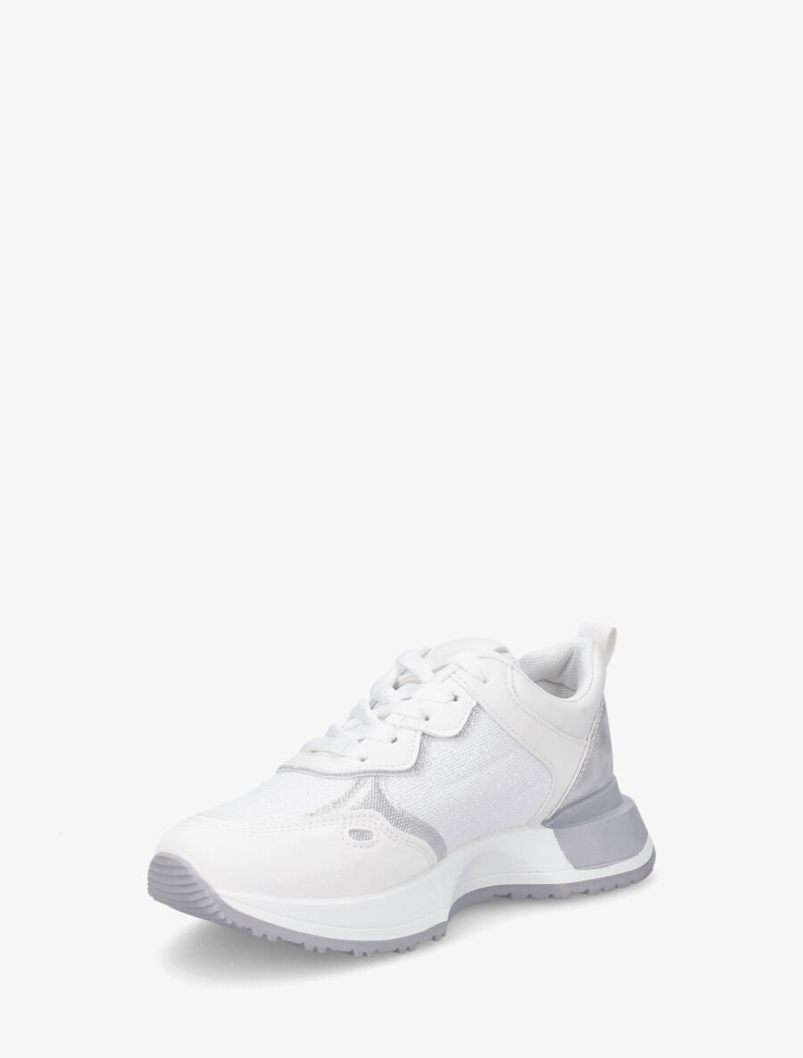 Baskets bimatière irisées - Blanc - 3