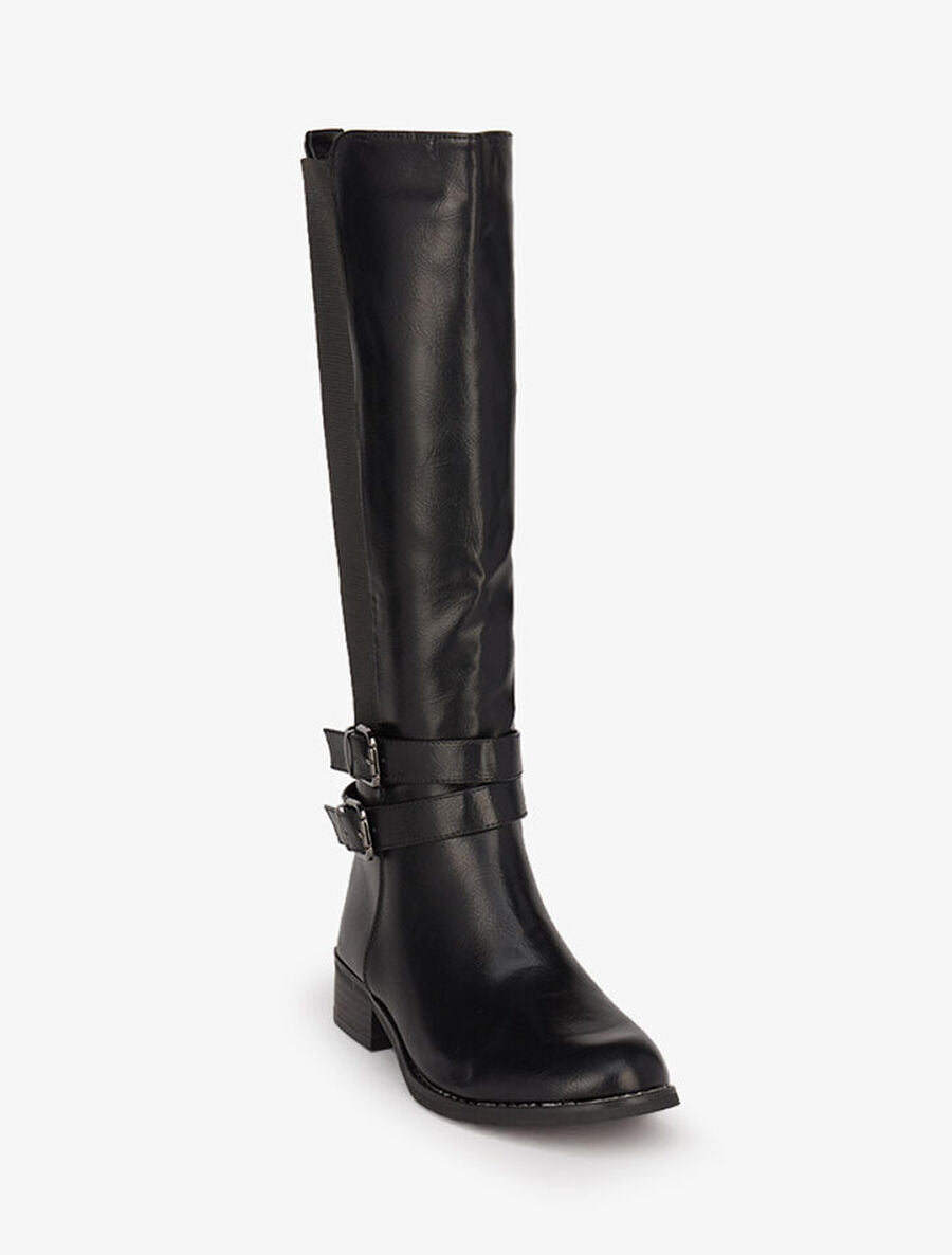 Bottes cavalières élastiquées - Noir - 2