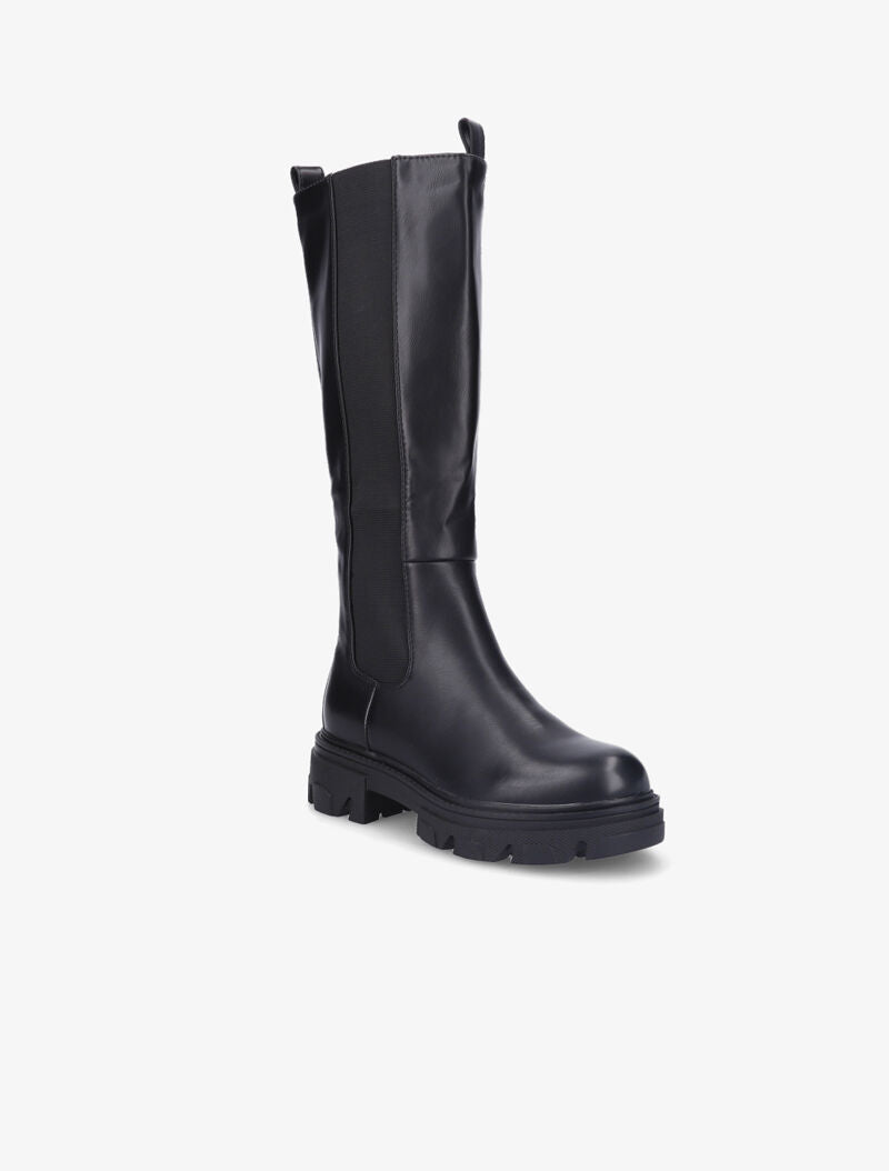 Bottes à semelles épaisses - Noir - 2