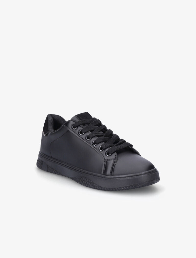 Sneakers à détails suédés - Noir - 3