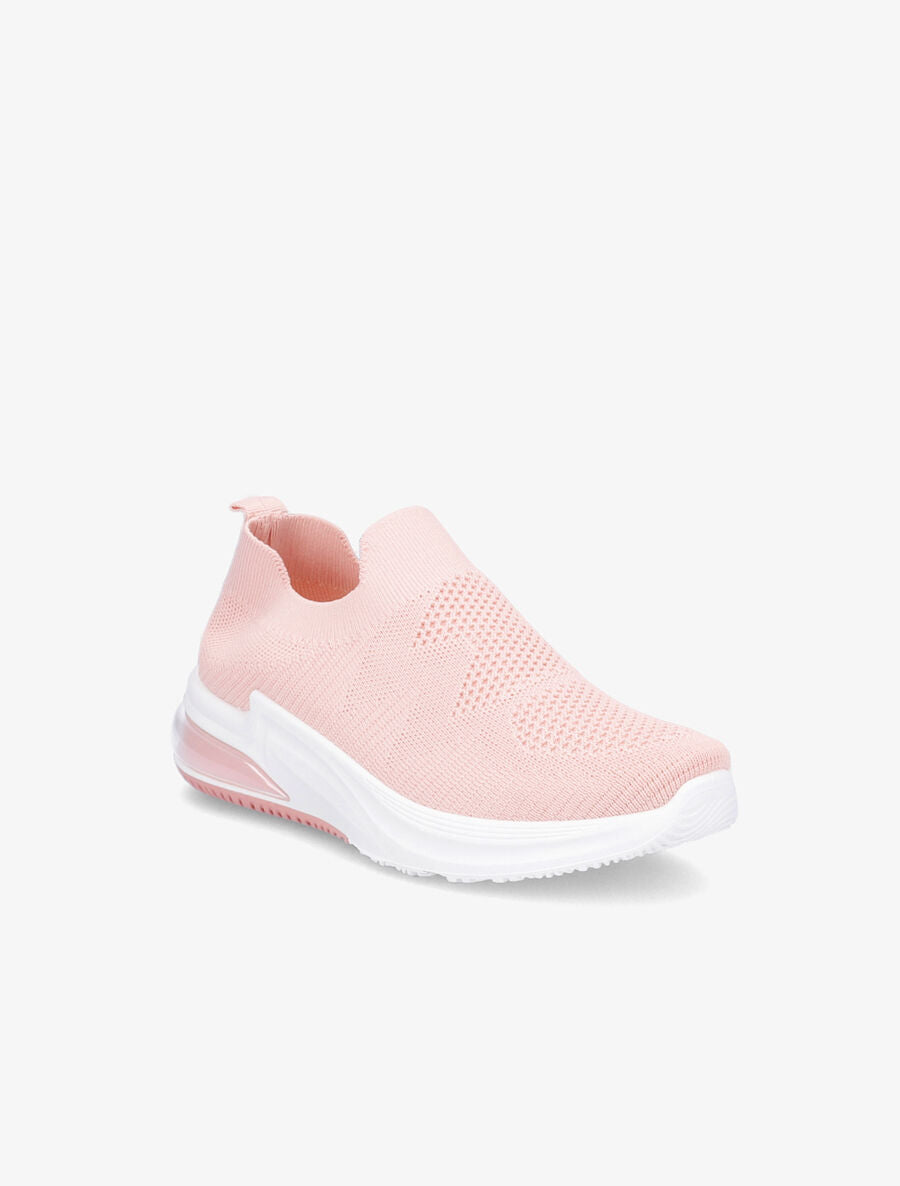 Running en mesh à semelles striées - Rose pâle - 2