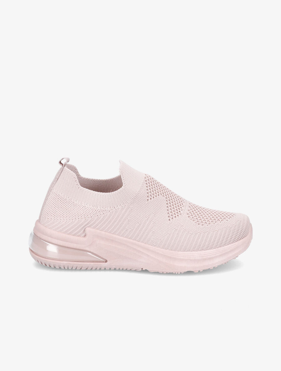 Baskets basses en mesh - Rose - 5