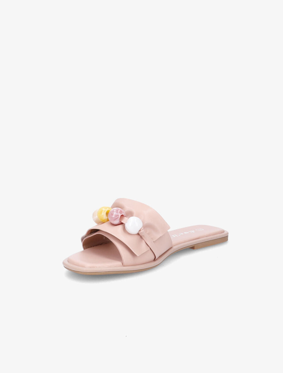 Mules à perles - Rose - 3