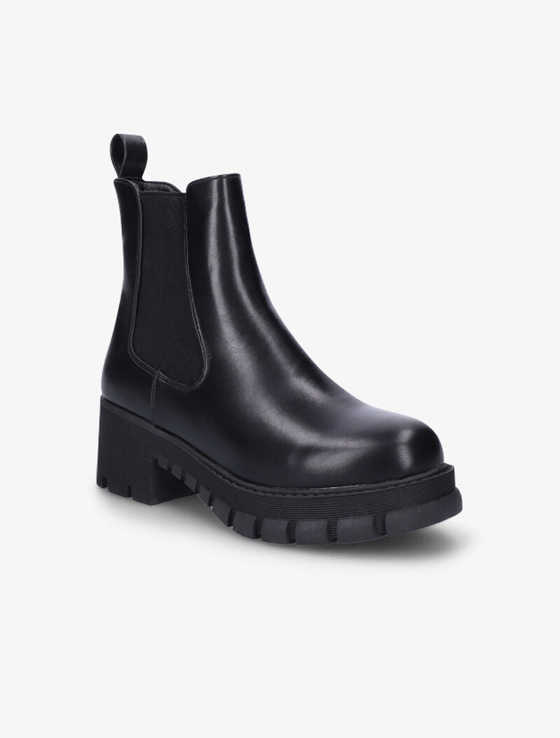 Boots à plateforme crantée - Noir - 3