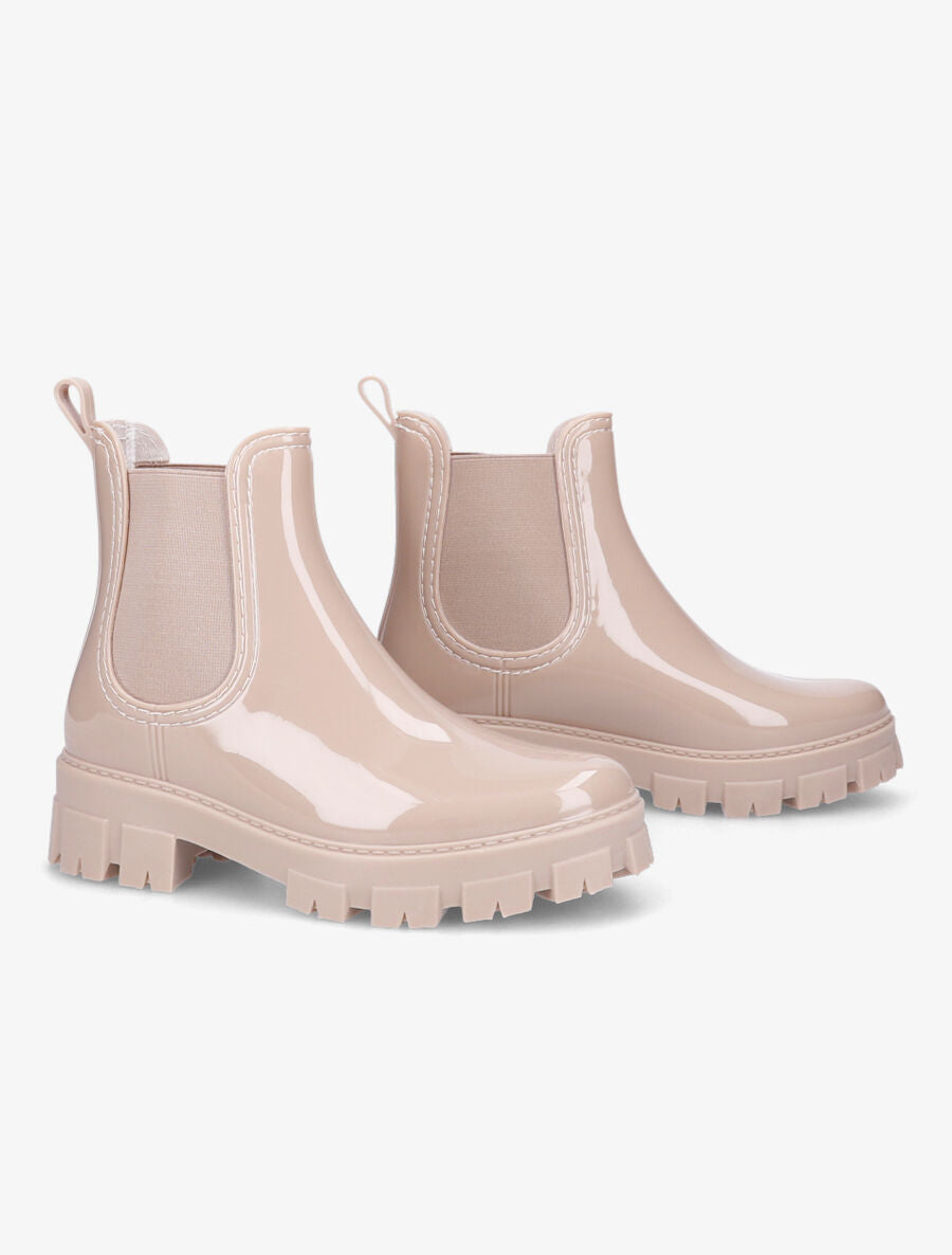 Bottines de pluie - Beige - 4