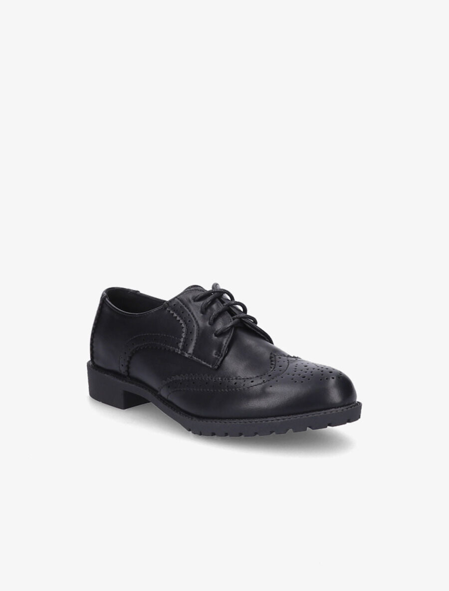Derbies perforées - Noir - 2
