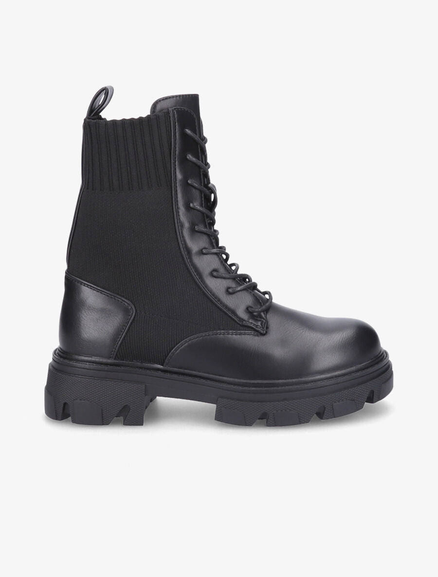 Rangers bi-matière - Noir - 1