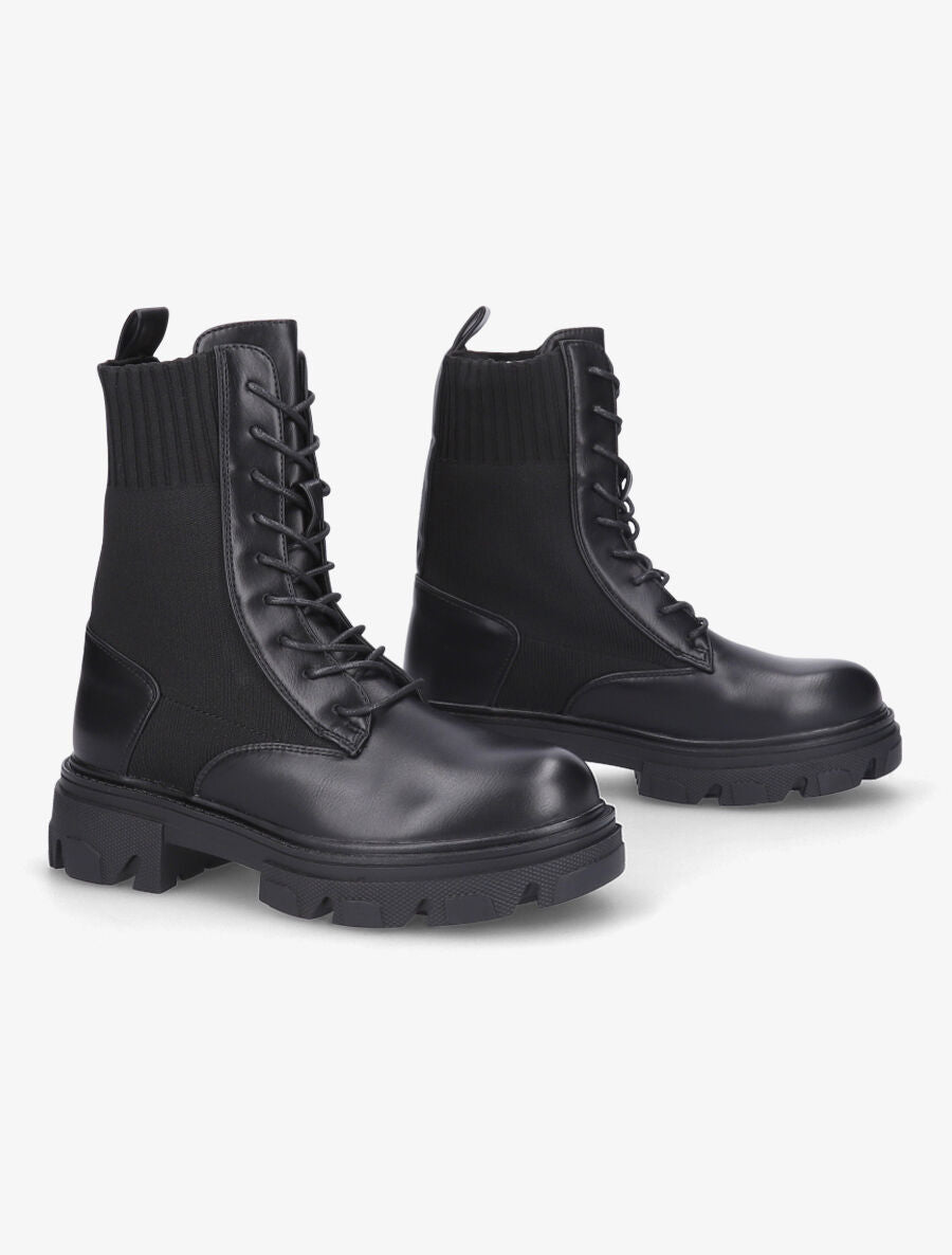 Rangers bi-matière - Noir - 4