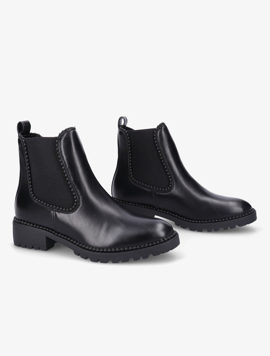 Chelsea boots à billes - Noir - 4