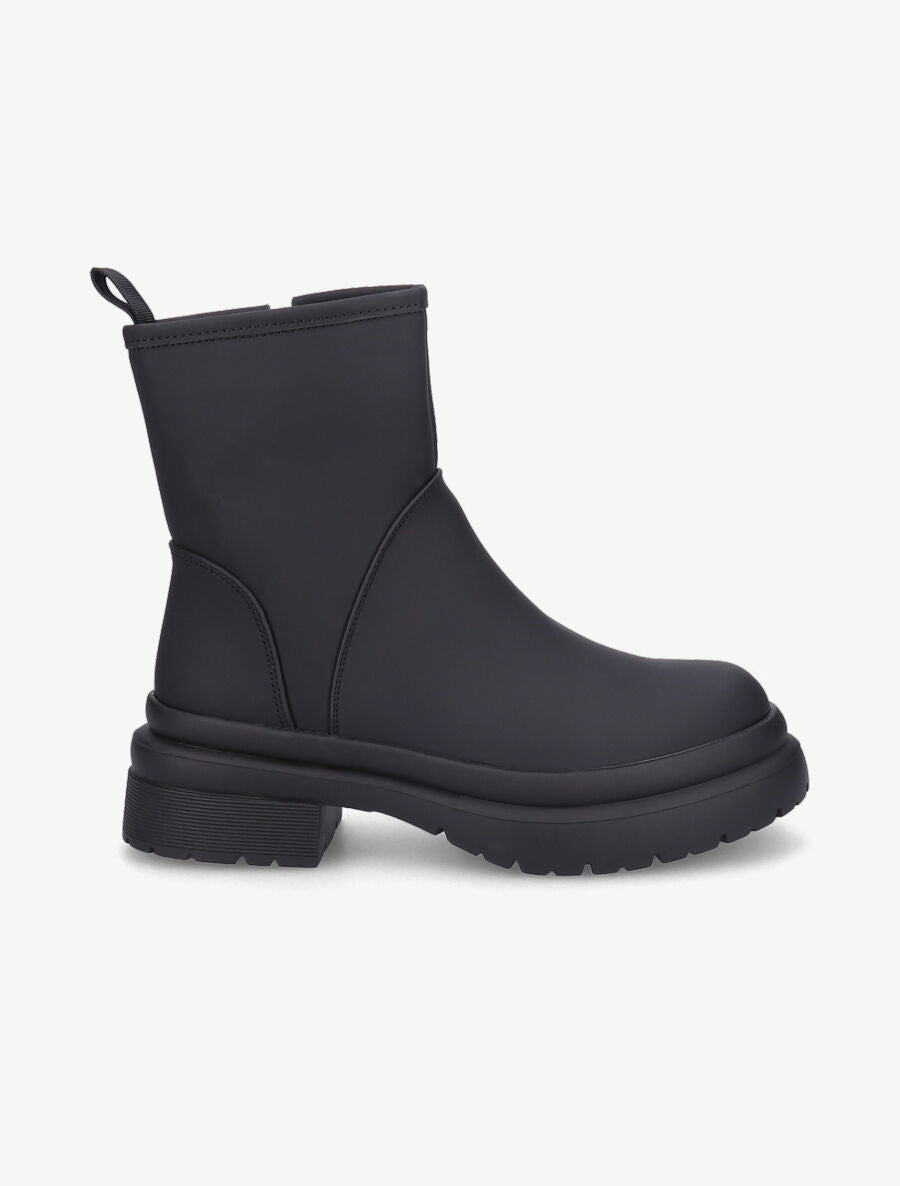 Bottines fourrées à zip - Noir - 5