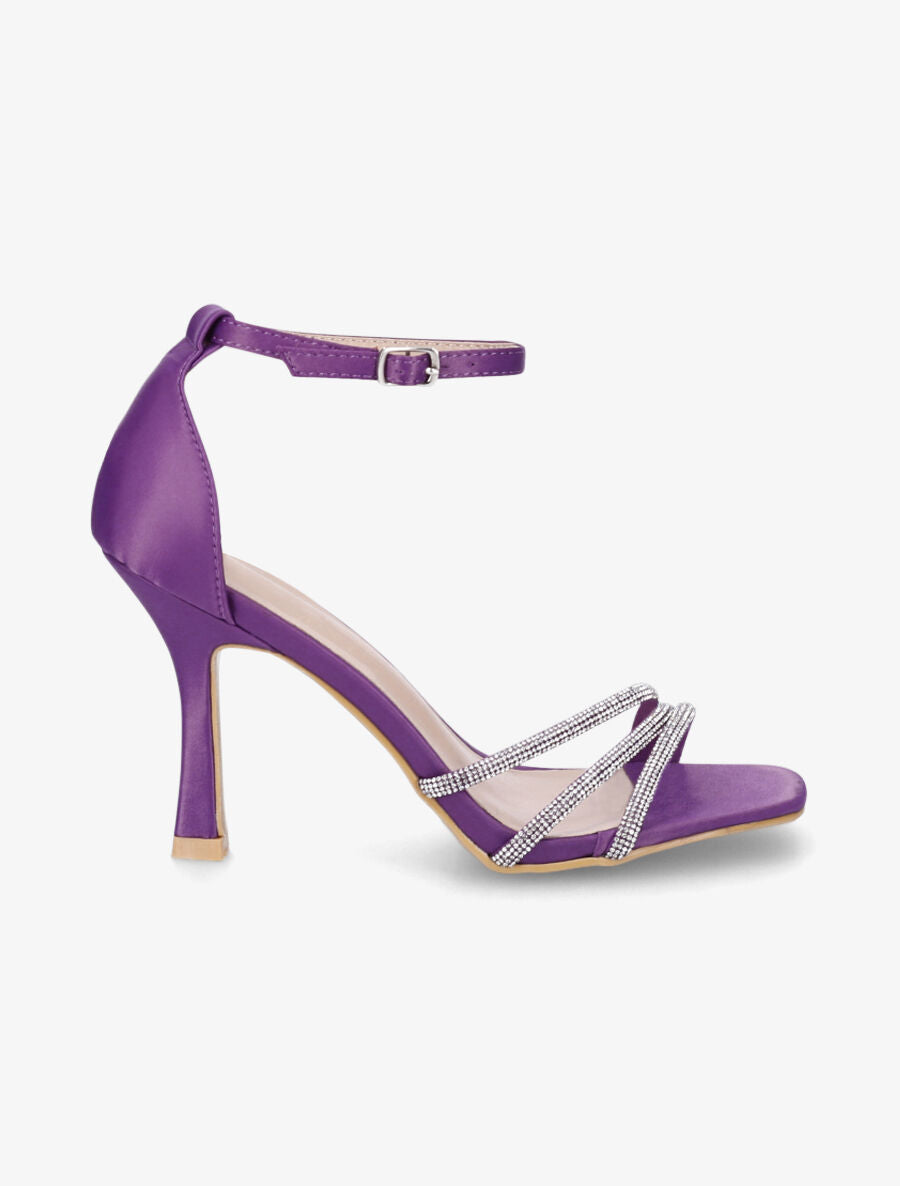 Lacets de jambes à strass violets - 9,90 Lacets de jambes à strass violets - 9,90