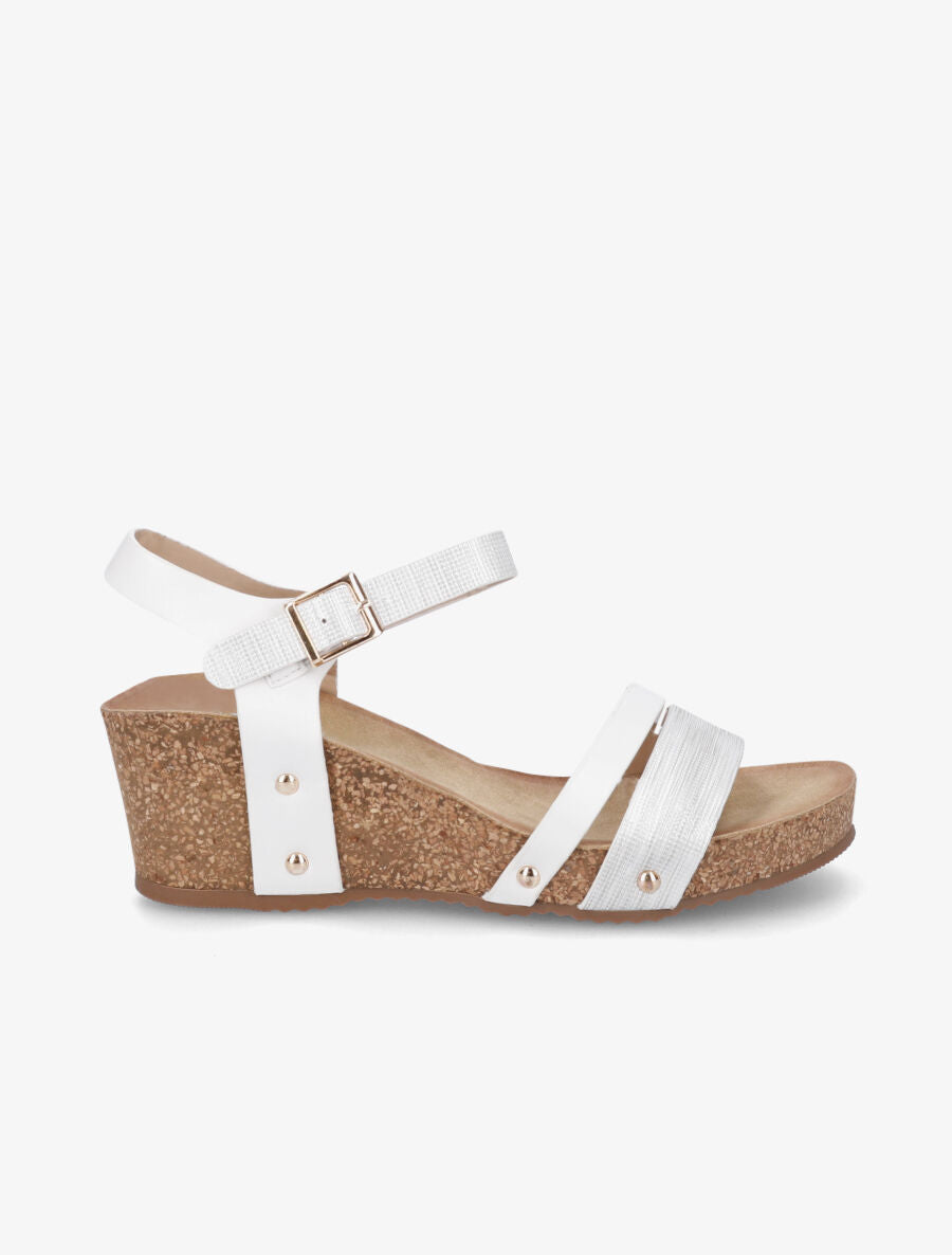 Sandales Compensées CLARKS Daim Liège - Pointure 7D (US 9), Bride Boucle, Confortable