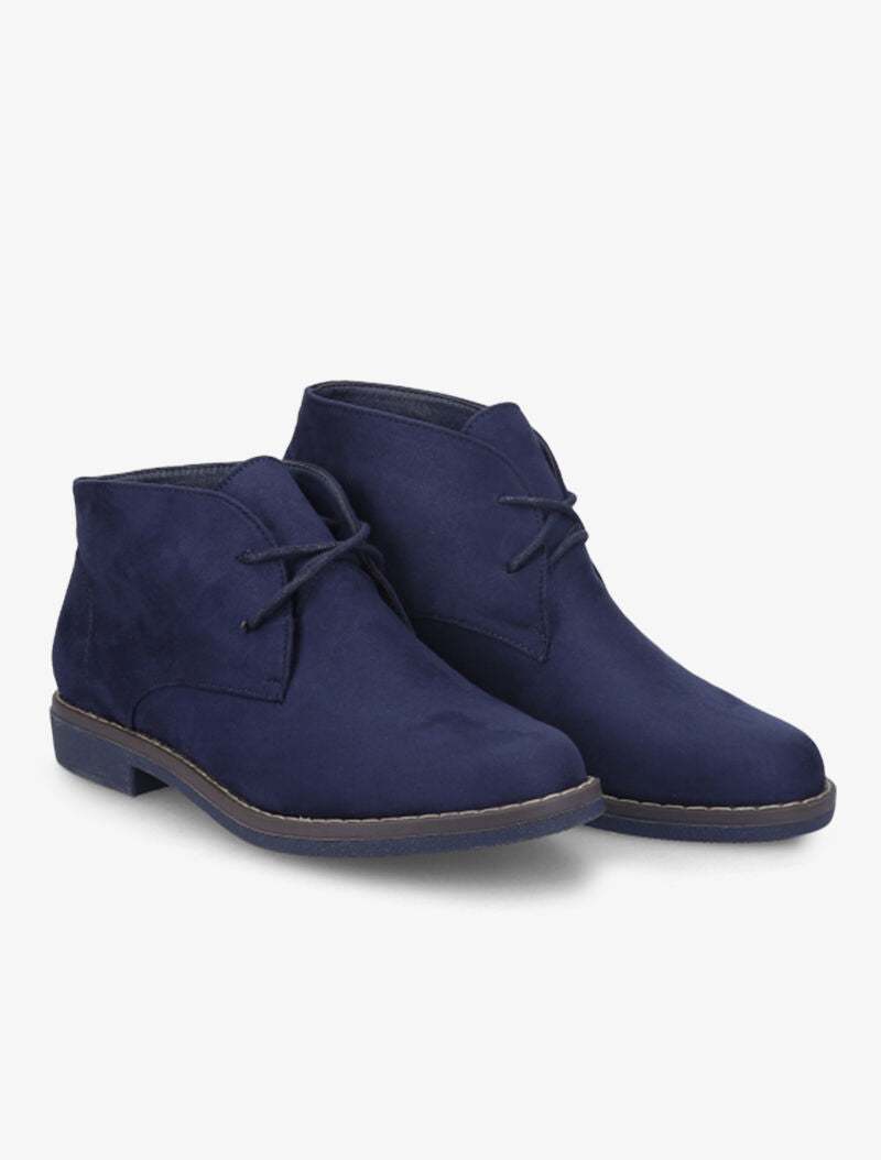 Derbies montantes suédées - Bleu marine - 1