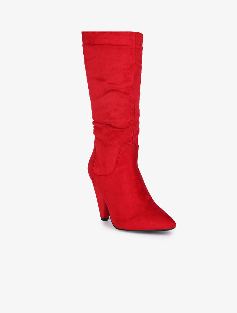 Bottines Femme Talon Triangle Bottines à Talons Aspect Croco Noir