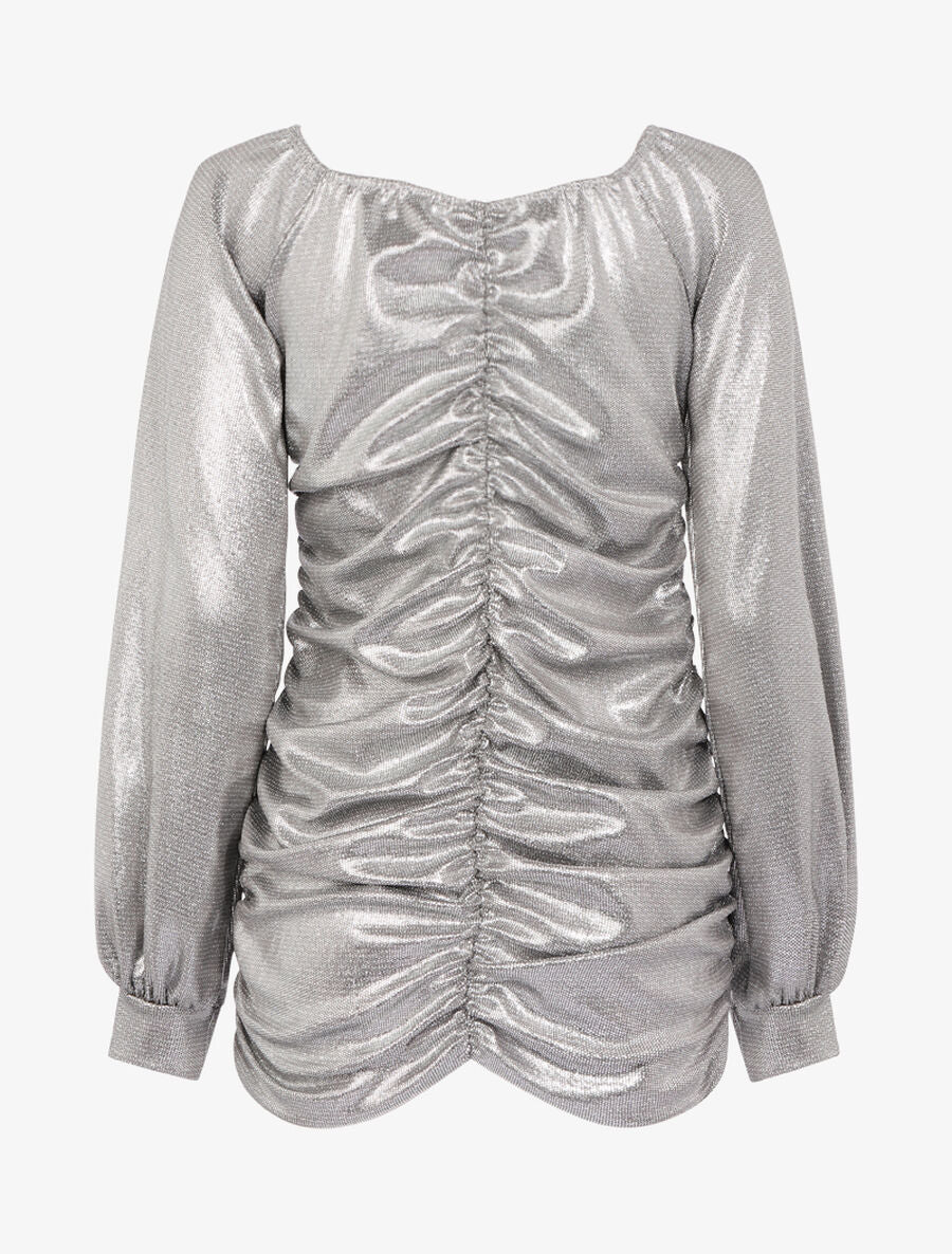 Tunique moulante irisée - Argent - 2