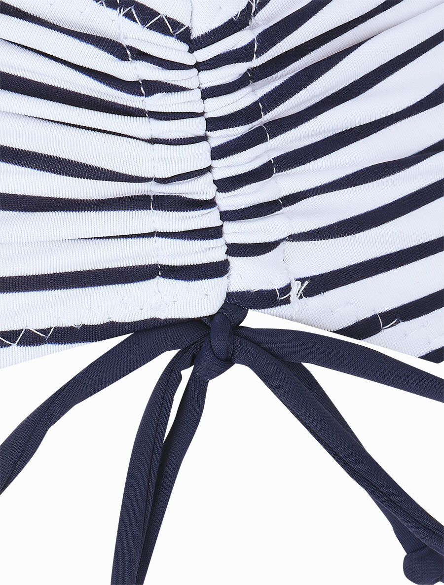 Maillot de bain 2 pièces à rayures - Blanc - 3