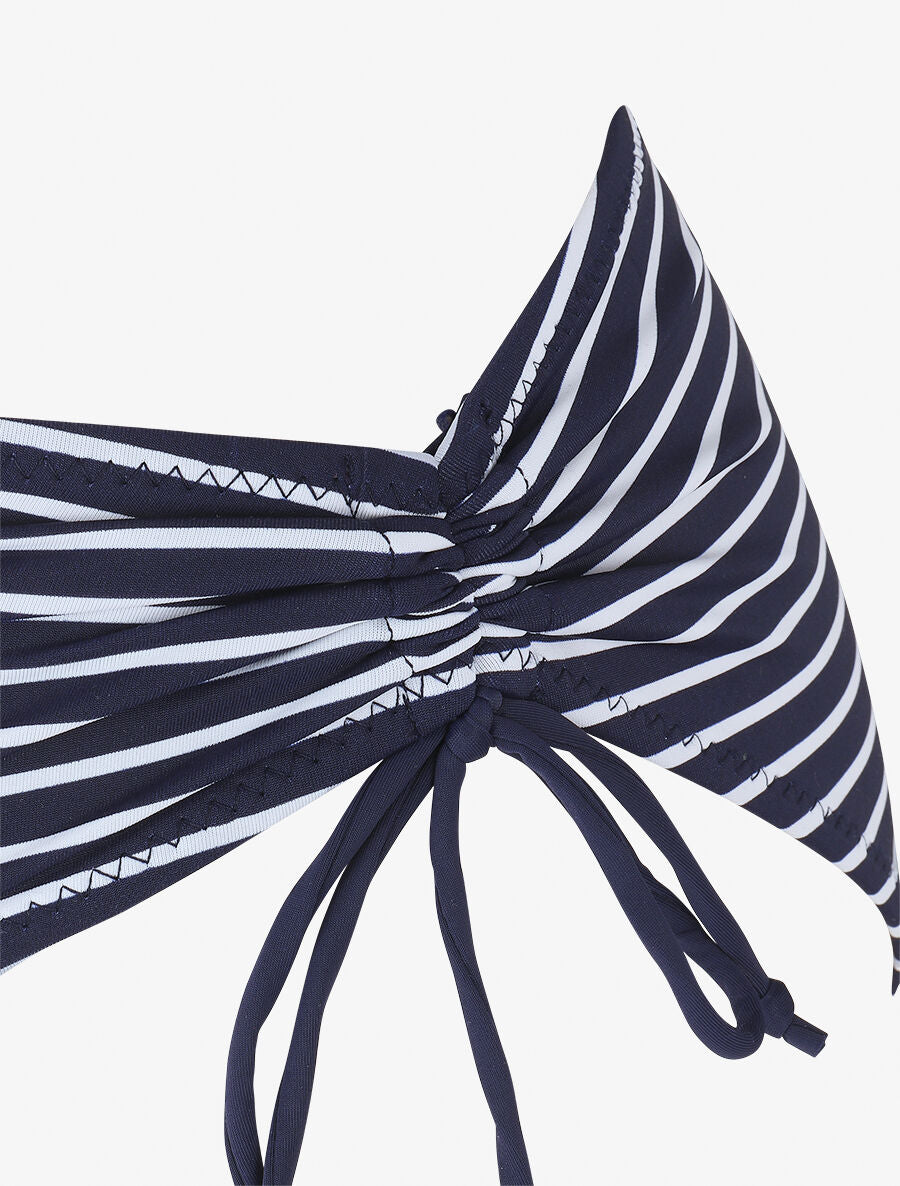 Bikini à imprimé style marinière - Marine - 3