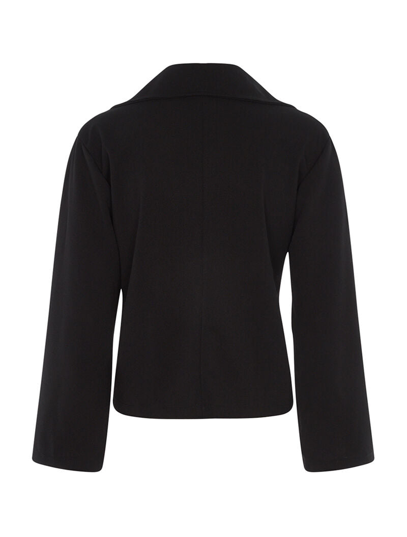 Veste large à empiècement - noir - 2