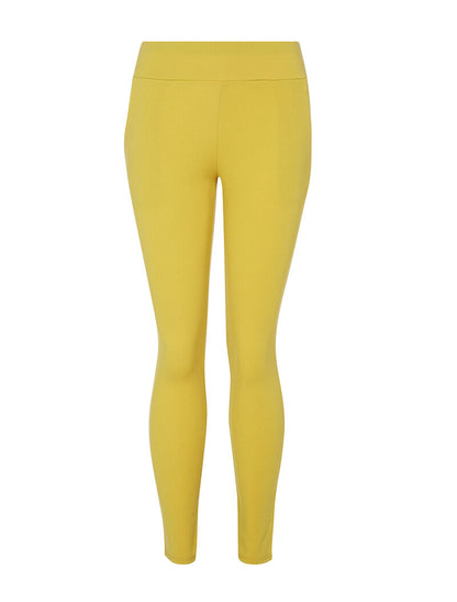 Pantalon fluide coupe carotte - jaune - 3