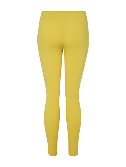 Pantalon fluide coupe carotte - jaune - 2