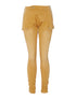 Jean style sarouel à poches avant boutonnées - orange - 1