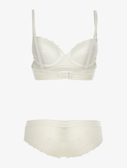 Ensemble SG et shorty à lignes graphiques - blanc - 2