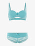 Ensemble emboîtant bi matière - turquoise - 3