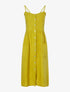 Robe longue en lin - moutarde - 1