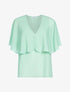 Top style cape en voile fin - vert d&