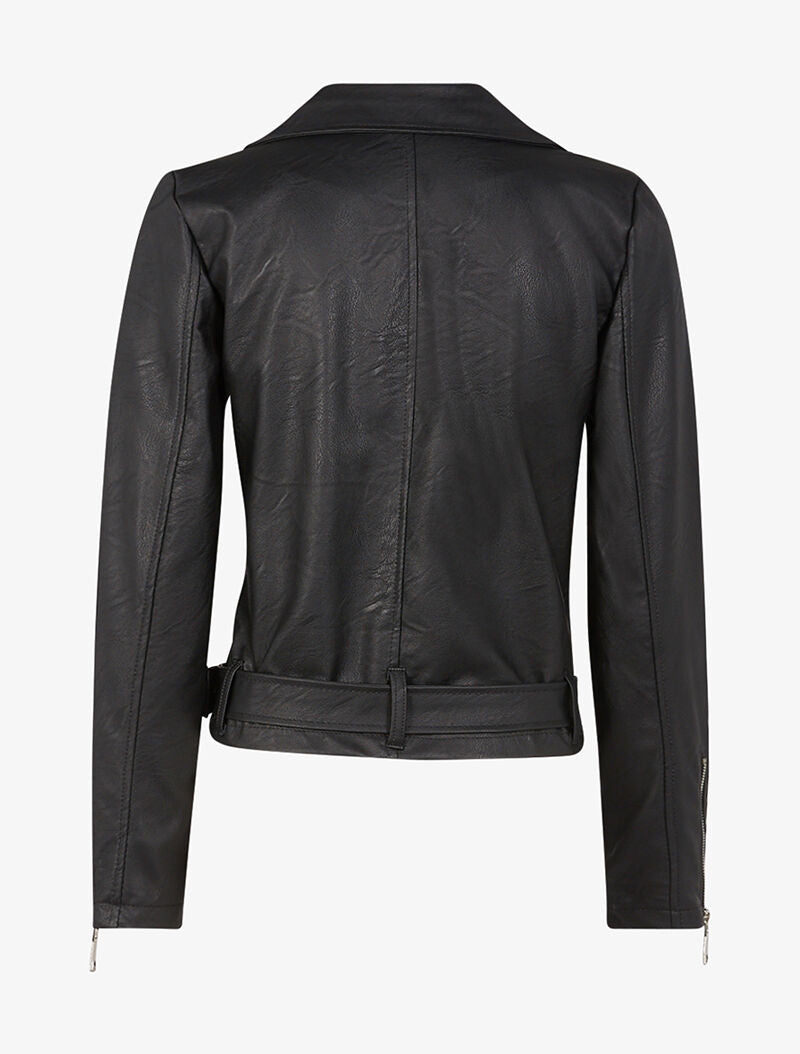 Perfecto en simili multi zips - noir - 2