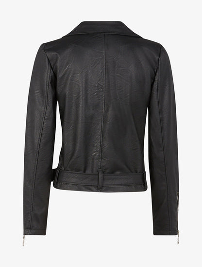 Perfecto en simili multi zips - noir - 2